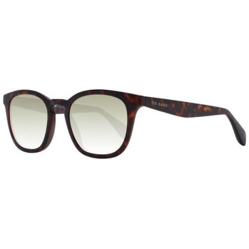 Ted Baker Brun Herr Solglasögon Kvadratisk Gradient Brown, Unisex