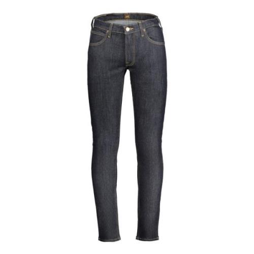 Lee Blå Denim Herr Jeans Slim Tapered Blue, Herr