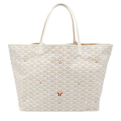 Goyard Vintage Pre-owned Laeder totevskor White, Dam