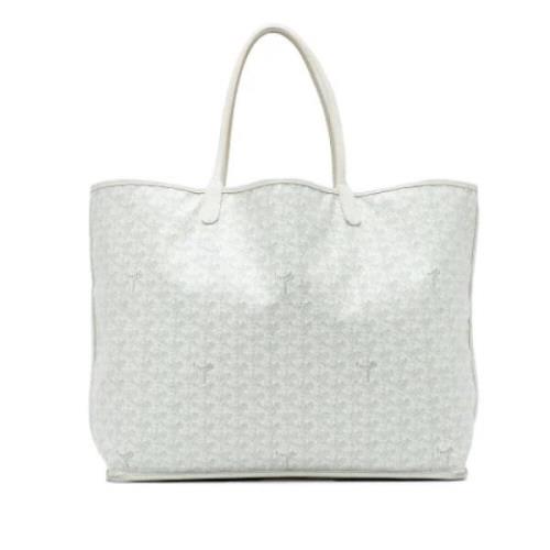 Goyard Vintage Pre-owned Tyg totevskor White, Dam