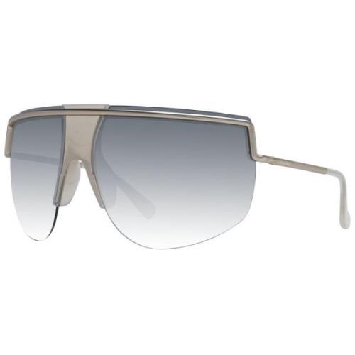 Max Mara Silver Dam Solglasögon Pilotstil Gray, Unisex