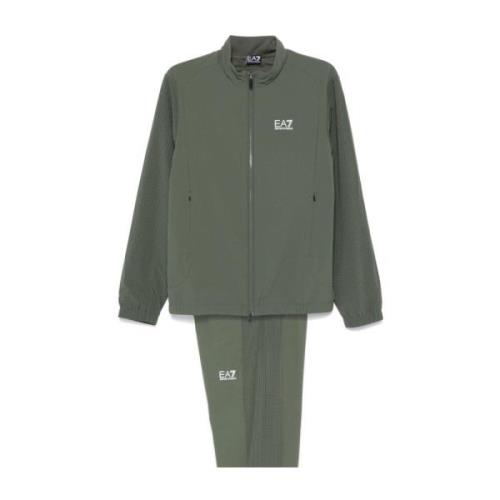 Emporio Armani EA7 Grön Tröja Set Rutig Detalj Green, Herr