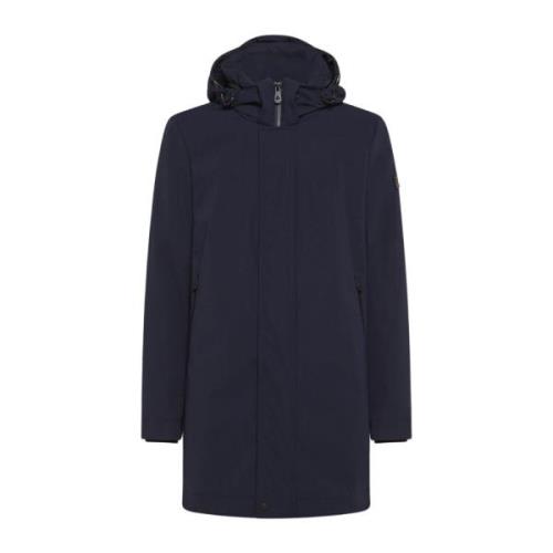 Peuterey Minimalistisk Teknisk Tre-Lagers Trenchcoat Blue, Herr