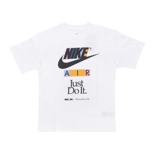 Nike Vit Herr Tee Kort Ärm White, Herr