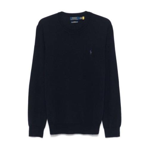 Ralph Lauren Långärmad Stickad Tröja Blue, Herr