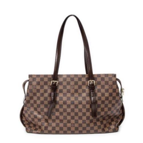 Louis Vuitton Vintage Pre-owned Canvas louis-vuitton-vskor Brown, Dam