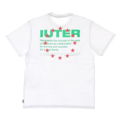 Iuter Vit Kortärmad Crew Neck Tee White, Herr