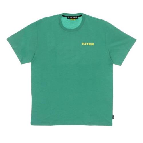 Iuter Logo Tee Emerald Herr T-shirt Green, Herr