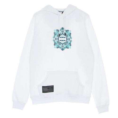 Dolly Noire Vit Maioliche Logo Hoodie White, Herr