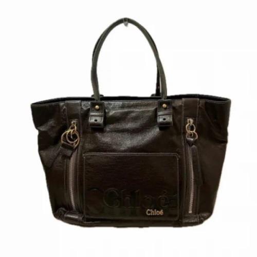 Chloé Pre-owned Pre-owned Laeder totevskor Brown, Dam