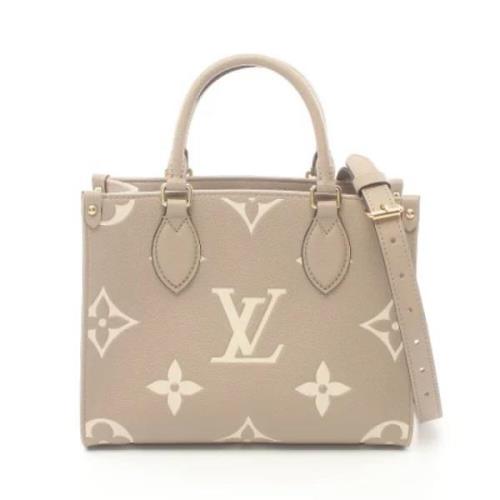 Louis Vuitton Vintage Pre-owned Laeder louis-vuitton-vskor Beige, Dam