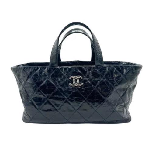 Chanel Vintage Pre-owned Laeder chanel-vskor Blue, Dam