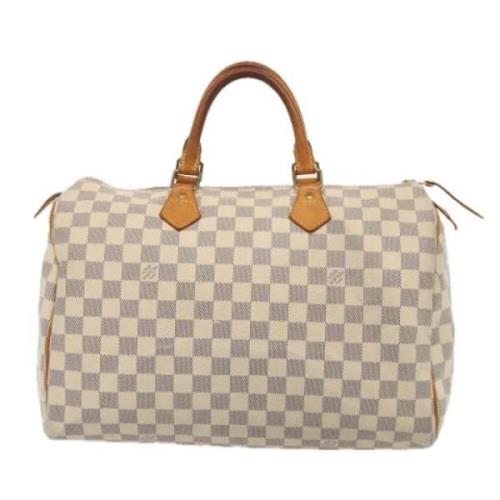 Louis Vuitton Vintage Pre-owned Canvas louis-vuitton-vskor White, Dam