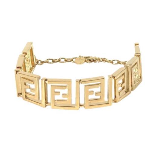 Fendi Vintage Pre-owned Guld armband Yellow, Dam