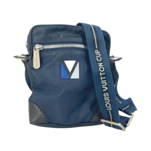 Louis Vuitton Vintage Pre-owned Tyg louis-vuitton-vskor Blue, Herr