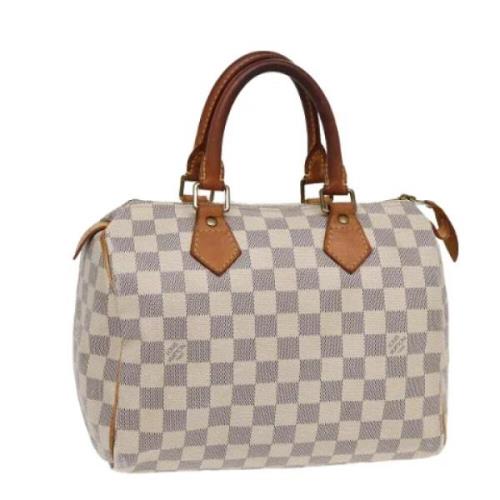 Louis Vuitton Vintage Pre-owned Canvas handvskor White, Dam