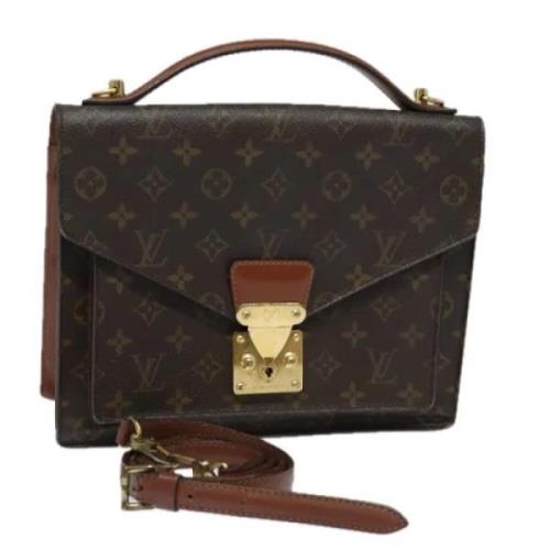 Louis Vuitton Vintage Pre-owned Canvas louis-vuitton-vskor Brown, Dam