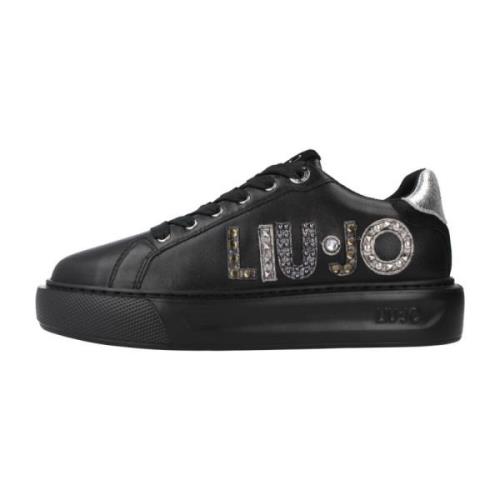 Liu Jo Stiliga Sneakers för Moderna Kvinnor Black, Dam