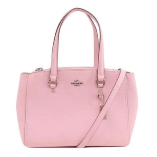 Coach Pre-owned Pre-owned Laeder axelremsvskor Pink, Dam