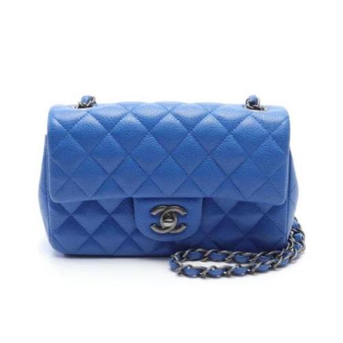 Chanel Vintage Pre-owned Laeder chanel-vskor Blue, Dam