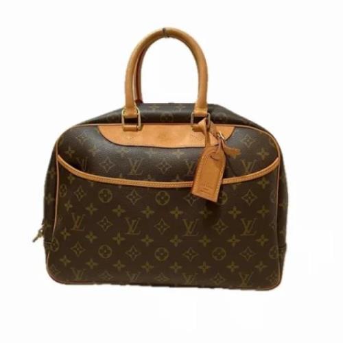 Louis Vuitton Vintage Pre-owned Tyg louis-vuitton-vskor Brown, Dam