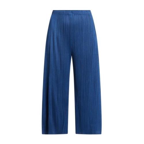 Issey Miyake Casual svarta byxor Blue, Dam