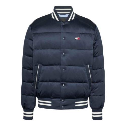 Tommy Hilfiger Blå Bomberjacka med New York-detalj Blue, Herr