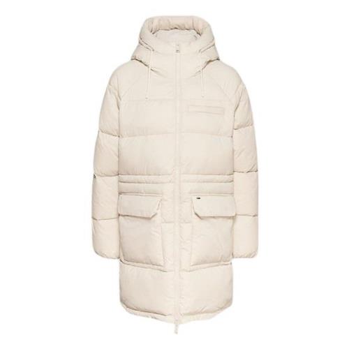 Tommy Hilfiger Vattenavvisande Beige Kappa Beige, Dam