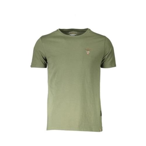 Aeronautica Militare Grön Bomull Logo T-shirt Green, Herr