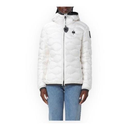 Blauer Camelia Puffer Jacket White, Dam