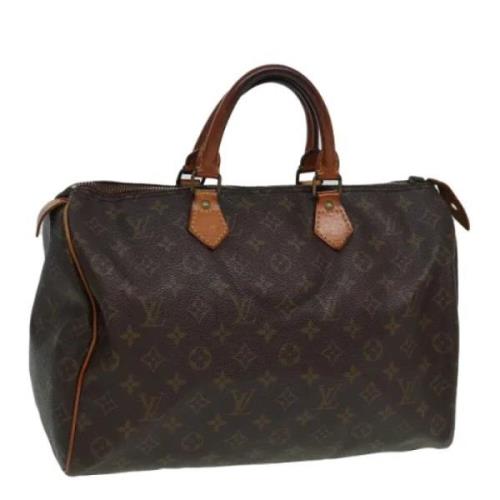 Louis Vuitton Vintage Pre-owned Canvas handvskor Brown, Dam