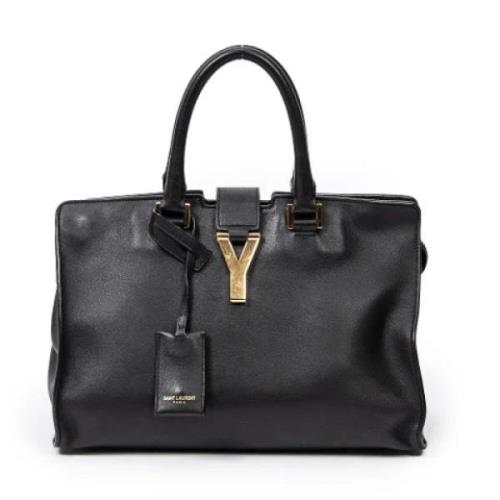 Yves Saint Laurent Vintage Pre-owned Laeder axelremsvskor Black, Dam