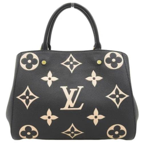 Louis Vuitton Vintage Pre-owned Laeder handvskor Black, Dam