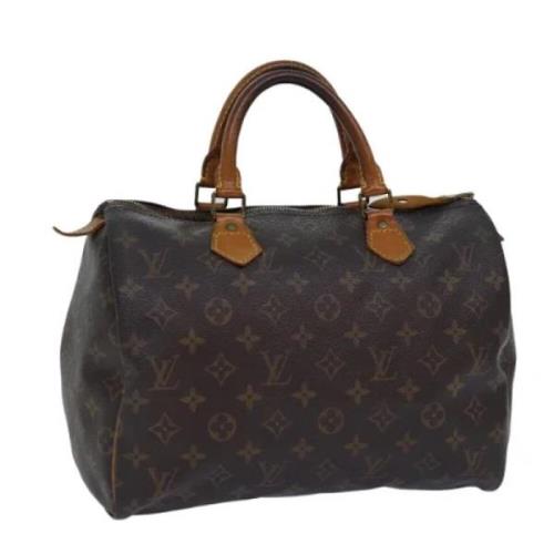 Louis Vuitton Vintage Pre-owned Canvas handvskor Brown, Dam