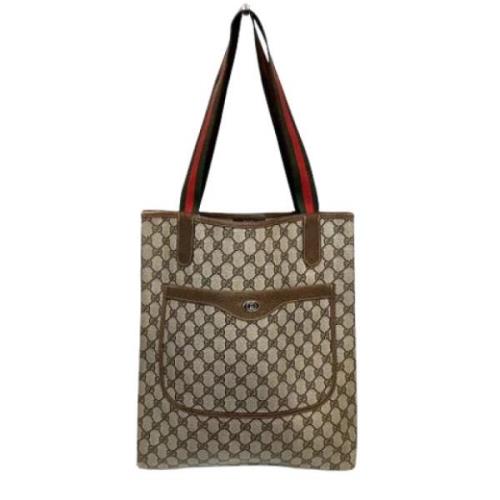 Gucci Vintage Pre-owned Plast gucci-vskor Brown, Dam