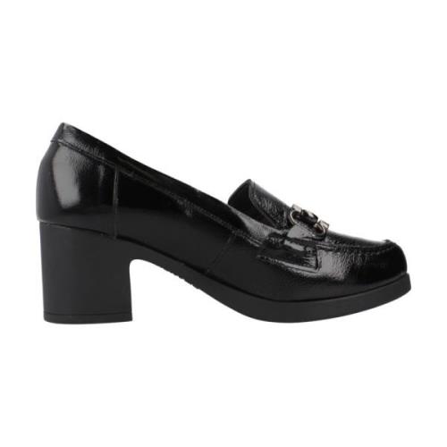 Pitillos Elegant Moccasin Style Pumps för kvinnor Black, Dam