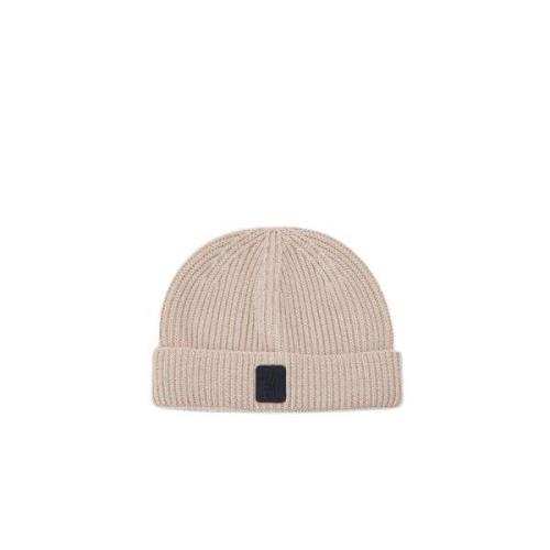 Neil Barrett Kashmir Fiskarbeanie med Boltmärke Beige, Herr