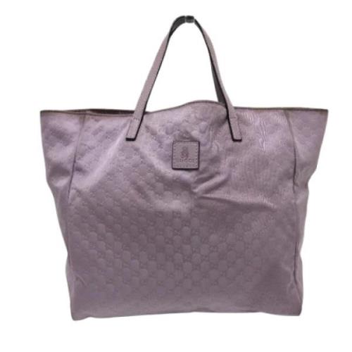 Gucci Vintage Pre-owned Nylon gucci-vskor Purple, Dam