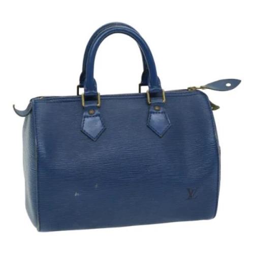 Louis Vuitton Vintage Pre-owned Laeder handvskor Blue, Dam