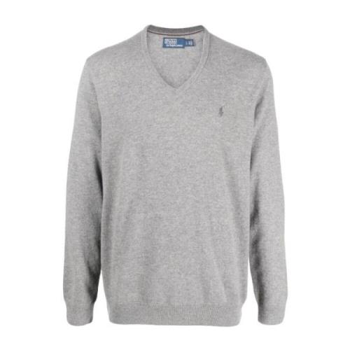 Polo Ralph Lauren Gråa Sweaters LS VN Pp-Long Sleeve-Pullover Gray, He...