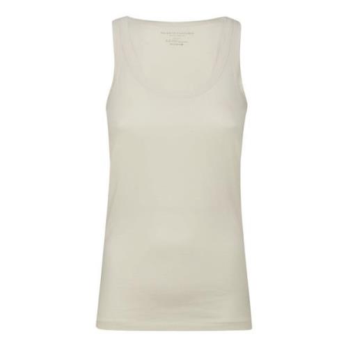 Majestic Filatures Sleeveless Tops Beige, Dam