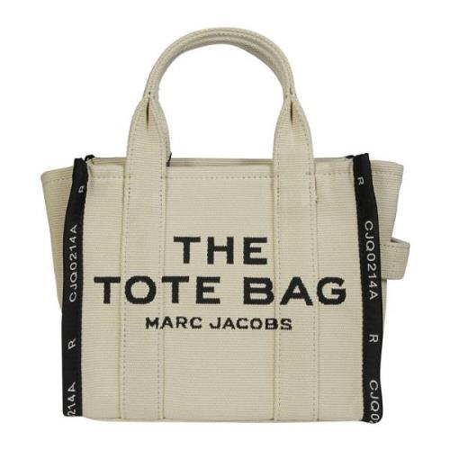 Marc Jacobs Jacquard Tyg Shopper Väska Beige, Dam