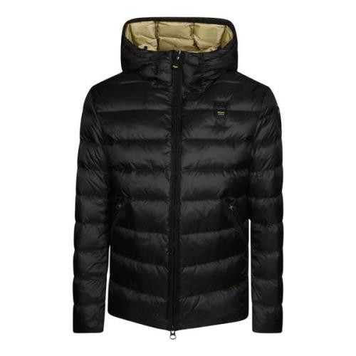 Blauer Huva Pufferjacka Black, Herr