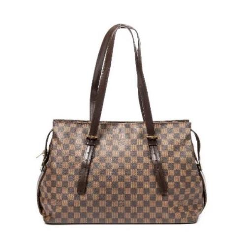 Louis Vuitton Vintage Pre-owned Canvas louis-vuitton-vskor Brown, Dam