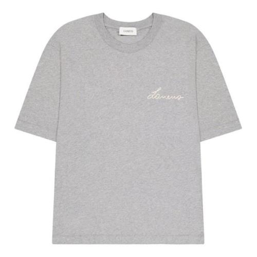 Laneus Boxy Jersey T-Shirt Gray, Herr