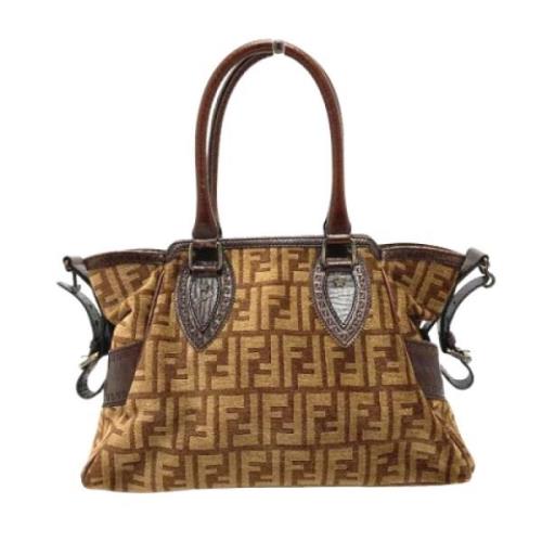 Fendi Vintage Pre-owned Laeder fendi-vskor Brown, Dam