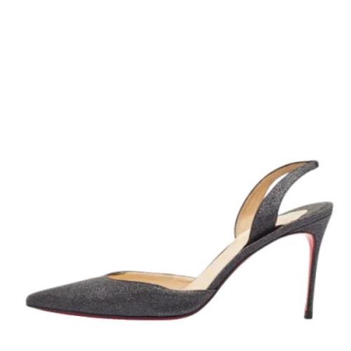 Christian Louboutin Pre-owned Pre-owned Tyg klackskor Black, Dam