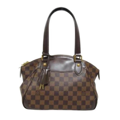 Louis Vuitton Vintage Pre-owned Canvas louis-vuitton-vskor Brown, Dam