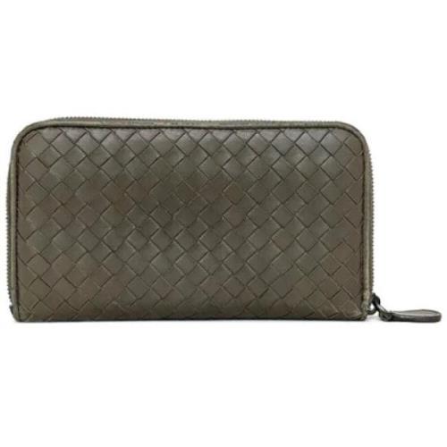 Bottega Veneta Vintage Pre-owned Laeder plnbcker Gray, Dam