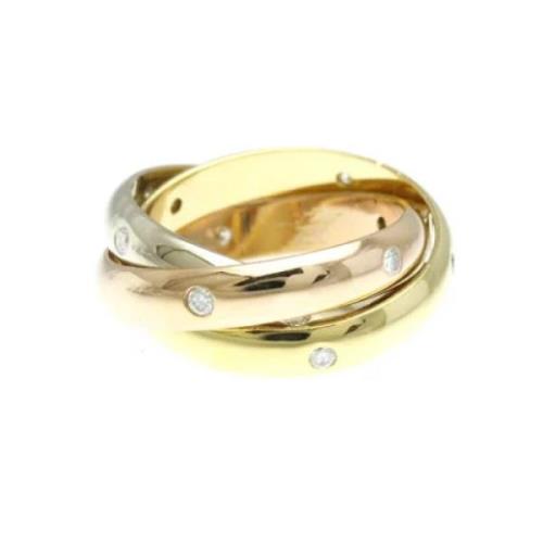 Cartier Vintage Pre-owned Metall ringar Yellow, Dam